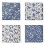 - RealHomes Fermuarlı Sandalye Minderi - Realhomes  4'lü Kot Zemin Üzerinde Yıldız Ve Kristal Taneleri Desenli Özel Tasarım Dijital Baskılı Fermuarlı Sandalye Minderi Seti Realhomes