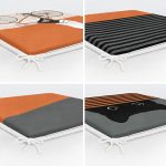 - RealHomes Fermuarlı Sandalye Minderi - Realhomes  4'lü Kiremit Renkli Bisikletli Adam Kedi Motifli Fermuarlı Sandalye Minderi Seti Realhomes