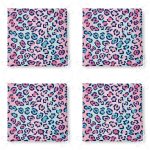 4'lü Renkli Zebra Desen Özel Tasarım Fermuarlı Sandalye Minderi Seti Realhomes