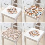 4'lü Minimal Tasarımlı Modern Fermuarlı Sandalye Minderi Seti Realhomes