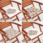 4'lü Minimal Tasarımlı Modern Fermuarlı Sandalye Minderi Seti Realhomes