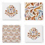 4'lü Minimal Tasarımlı Modern Fermuarlı Sandalye Minderi Seti Realhomes