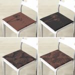 4'lü Soft Renkli Tropik Yaprak Çizimli Fermuarlı Sandalye Minderi Seti Realhomes