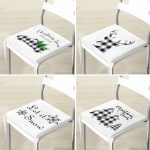 - RealHomes Fermuarlı Sandalye Minderi - Realhomes 4'lü Ekose Temalı Mery Christmas Tasarımlı Fermuarlı Sandalye Minderi Seti Realhomes