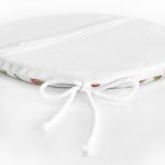 - RealHomes Yuvarlak Fermuarlı Minder - Realhomes Çiçek Çizimli Dijital Baskılı Yuvarlak Fermuarlı Sandalye Minderi Realhomes