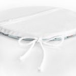 - RealHomes Yuvarlak Fermuarlı Minder - Realhomes Mint Yeşili Zemin Çapa Tasarımlı Dijital Baskılı Yuvarlak Fermuarlı Sandalye Minderi Realhomes