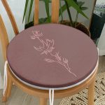 - RealHomes Yuvarlak Fermuarlı Minder - Realhomes  Minimalist Özel Tasarımlı Dijital Baskılı Yuvarlak Fermuarlı Sandalye Minderi Realhomes