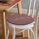 - RealHomes Yuvarlak Fermuarlı Minder - Realhomes  Minimalist Özel Tasarımlı Dijital Baskılı Yuvarlak Fermuarlı Sandalye Minderi Realhomes