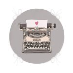 Gri Zemin Antika Daktilo Çizimli Dijital Baskılı Modern Yuvarlak Fermuarlı Sandalye Minderi Realhomes