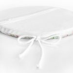 Çiçek Demetleri Özel Tasarım Dijital Baskılı Yuvarlak Fermuarlı Sandalye Minderi Realhomes