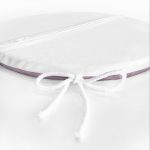 - RealHomes Yuvarlak Fermuarlı Minder - Realhomes Açık Mor Zemin Sade Kaktüs Tasarımlı Dijital Baskılı Yuvarlak Fermuarlı Sandalye Minderi Realhomes