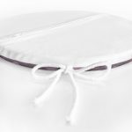 Kalp Tasarımlı Dijital Baskılı Yuvarlak Fermuarlı Sandalye Minderi Realhomes