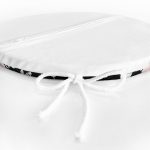 - RealHomes Yuvarlak Fermuarlı Minder - Realhomes  Siyah Zemin Vazo Desenli Dijital Baskılı Modern Yuvarlak Fermuarlı Sandalye Minderi Realhomes