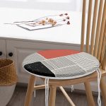 - RealHomes Yuvarlak Fermuarlı Minder - Realhomes Soyut Tarzda Onedraw Çizimli Dijital Baskılı Yuvarlak Fermuarlı Sandalye Minderi Realhomes