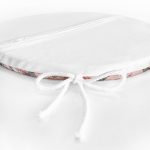 - RealHomes Yuvarlak Fermuarlı Minder - Realhomes Papatya & Gül Tasarımlı Dijital Baskılı Yuvarlak Fermuarlı Sandalye Minderi Realhomes