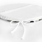 Kelebek Desenli Dijital Baskılı Yuvarlak Fermuarlı Sandalye Minderi Realhomes