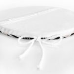 - RealHomes Yuvarlak Fermuarlı Minder - Realhomes  Siyah Çizgili Kaktüs Motifli Dijital Baskılı Yuvarlak Fermuarlı Sandalye Minderi Realhomes