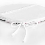 - RealHomes Yuvarlak Fermuarlı Minder - Realhomes Renkli Üçgen Motifler Dijital Baskılı Yuvarlak Fermuarlı Sandalye Minderi Realhomes