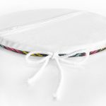 - RealHomes Yuvarlak Fermuarlı Minder - Realhomes  Renkli Geometrik Desenli Dijital Baskılı Yuvarlak Fermuarlı Sandalye Minderi Realhomes