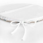 - RealHomes Yuvarlak Fermuarlı Minder - Realhomes  Vizon Zeminli Özel Tasarım Dijital Baskılı Yuvarlak Fermuarlı Sandalye Minderi Realhomes