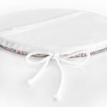 Damask Desen Motifli Yuvarlak Fermuarlı Sandalye Minderi Realhomes