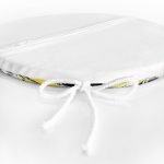 - RealHomes Yuvarlak Fermuarlı Minder - Realhomes  Sarı Siyah Üçgen ve Çizgiler Desenli Yuvarlak Fermuarlı Sandalye Minderi Realhomes