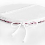 - RealHomes Yuvarlak Fermuarlı Minder - Realhomes Mürdüm Renk Patchwork Desenli Yuvarlak Fermuarlı Sandalye Minderi Realhomes