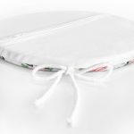 Gül Demeti Desenli Dijital Baskılı Yuvarlak Fermuarlı Sandalye Minderi Realhomes