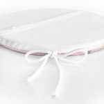 - RealHomes Yuvarlak Fermuarlı Minder - Realhomes  Pudra Temalı Kanaviçe Dijital Baskılı Yuvarlak Fermuarlı Sandalye Minderi Realhomes