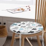 - RealHomes Yuvarlak Fermuarlı Minder - Realhomes Realhomes Puanlı Çöl Bitkisi Modern Yuvarlak Fermuarlı Sandalye Minderi Realhomes