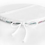 - RealHomes Yuvarlak Fermuarlı Minder - Realhomes Düzensiz Geometrik Şekiller Dijital Baskılı Yuvarlak Fermuarlı Sandalye Minderi Realhomes