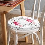 - RealHomes Yuvarlak Fermuarlı Minder - Realhomes  A True Love Story Dijital Baskılı Dijital Yuvarlak Fermuarlı Sandalye Minderi Realhomes