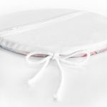 - RealHomes Yuvarlak Fermuarlı Minder - Realhomes  Pudra Çiçekler Temalı Dijital Baskılı Yuvarlak Fermuarlı Sandalye Minderi Realhomes