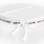 Geometrik Elmas Çizimli Dijital Baskılı Yuvarlak Fermuarlı Sandalye Minderi Realhomes