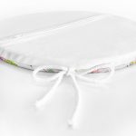 - RealHomes Yuvarlak Fermuarlı Minder - Realhomes  Renkli Kuş Motifli Dijital Baskılı Yuvarlak Fermuarlı Sandalye Minderi Realhomes