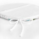 Üçgen Şekilli Palmiye Motifli Dijital Baskılı Yuvarlak Fermuarlı Sandalye Minderi Realhomes