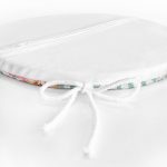 Şerit Temalı Sardunya Dijital Baskılı Yuvarlak Fermuarlı Sandalye Minderi Realhomes