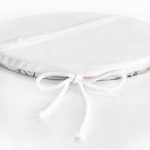 - RealHomes Yuvarlak Fermuarlı Minder - Realhomes  Palmiye Motifli Ada Desenli Dijital Baskılı Yuvarlak Fermuarlı Sandalye Minderi Realhomes