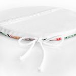 Zikzak Zebra Desenli Dijital Baskılı Yuvarlak Fermuarlı Sandalye Minderi Realhomes