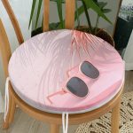 - RealHomes Yuvarlak Fermuarlı Minder - Realhomes  Summer Gözlük 3D Tasarımlı Dijital Baskılı Yuvarlak Fermuarlı Sandalye Minderi Realhomes