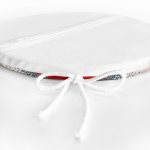 Realhomes Kanaviçe Desende Christmas Teması Dijital Baskılı Modern Yuvarlak Fermuarlı Sandalye Minderi Realhomes