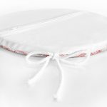 Merry Christmas Kanaviçe Görünümlü Geyikler Dijital Baskılı Yuvarlak Fermuarlı Sandalye Minderi Realhomes