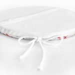 - RealHomes Yuvarlak Fermuarlı Minder - Realhomes Yılbaşı Kar Desenli Özel Tasarımlı Dijital Baskılı Modern Yuvarlak Fermuarlı Sandalye Minderi Realhomes