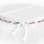 - RealHomes Yuvarlak Fermuarlı Minder - Realhomes Realhomes Geyik ve Çam Ağaçları Dijital Baskılı Modern Yuvarlak Fermuarlı Sandalye Minderi Realhomes