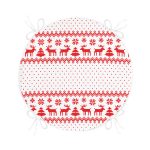 - RealHomes Yuvarlak Fermuarlı Minder - Realhomes Realhomes Kanaviçe Görünümlü Geyikler Özel Tasarım Modern Yuvarlak Fermuarlı Sandalye Minderi Realhomes