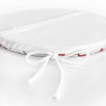 - RealHomes Yuvarlak Fermuarlı Minder - Realhomes Ekose Renkli Geyik Desenli Özel Tasarımlı Dijital Baskılı Modern Yuvarlak Fermuarlı Sandalye Minderi Realhomes