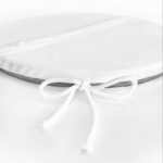 - RealHomes Yuvarlak Fermuarlı Minder - Realhomes Modern Yıldız Desen Dijital Baskılı Yuvarlak Fermuarlı Sandalye Minderi Realhomes