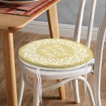 - RealHomes Yuvarlak Fermuarlı Minder - Realhomes Home Sweet Home Desenli Dijital Baskılı Yuvarlak Fermuarlı Sandalye Minderi Realhomes