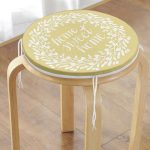 - RealHomes Yuvarlak Fermuarlı Minder - Realhomes Home Sweet Home Desenli Dijital Baskılı Yuvarlak Fermuarlı Sandalye Minderi Realhomes