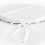 - RealHomes Yuvarlak Fermuarlı Minder - Realhomes Altın Yaldız Çizgili Mermer Desenli Yuvarlak Fermuarlı Sandalye Minderi Realhomes